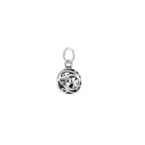 Filigree Ball Silver Charm TC459 - Jewelry