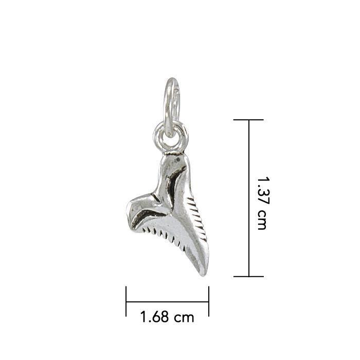 Shark Tooth Sterling Silver Charm TC491 - Jewelry