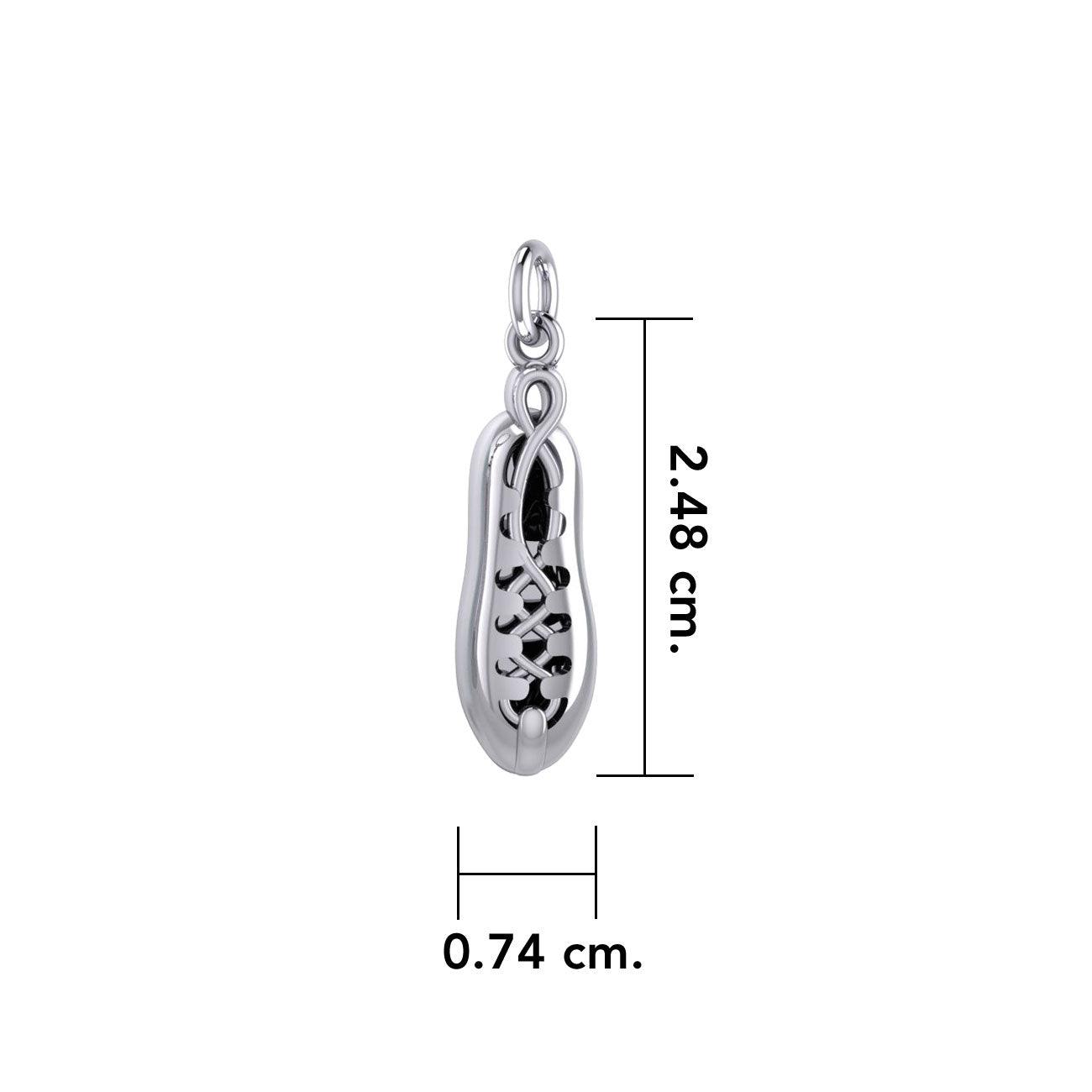 Irish Dancing Shoes Silver Charm TCM024 - Jewelry