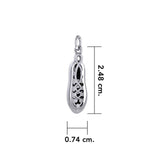 Irish Dancing Shoes Silver Charm TCM024 - Jewelry