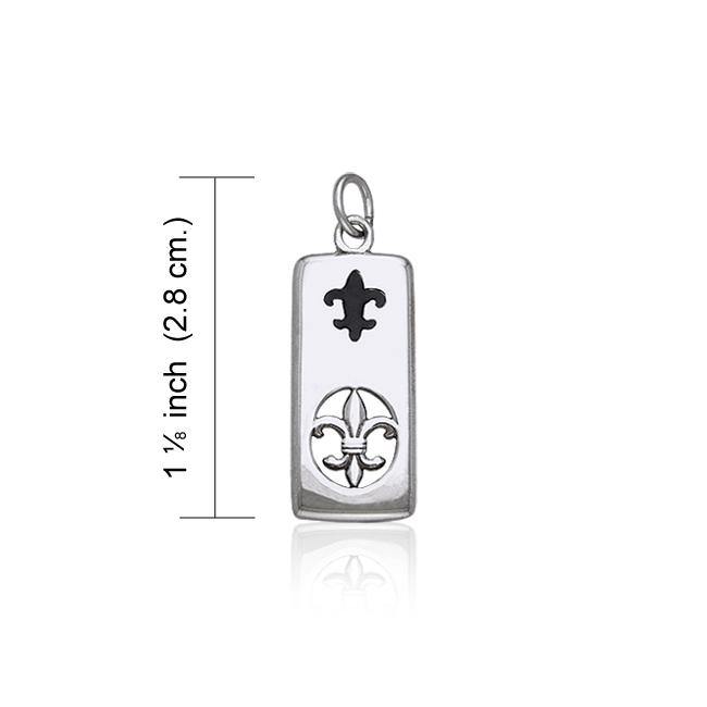 Fleur De Lis Silver Charm TCM029 - Jewelry
