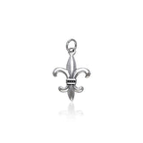 Fleur De Lis Silver Charm TCM032 - Jewelry