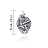 Celtic Knotwork Claddagh Irish Dancer Silver Charm TCM036 - Jewelry