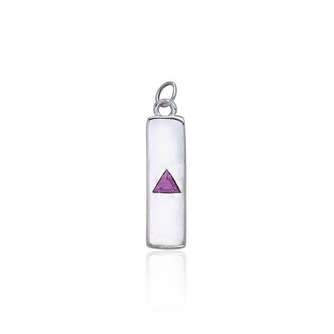 Power Triangle Silver Charm TCM068 - Jewelry