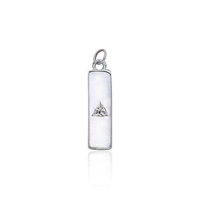 Power Triangle Silver Charm TCM068 - Jewelry