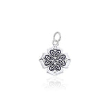 Celtic Knots And Irish Shamrock Silver Charm TCM131