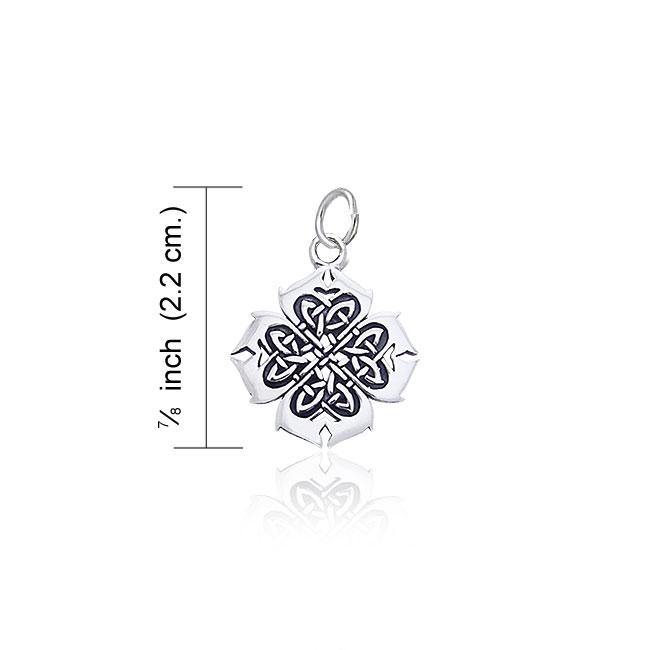 Celtic Knots And Irish Shamrock Silver Charm TCM131 - Jewelry