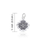 Celtic Knots And Irish Shamrock Silver Charm TCM131 - Jewelry