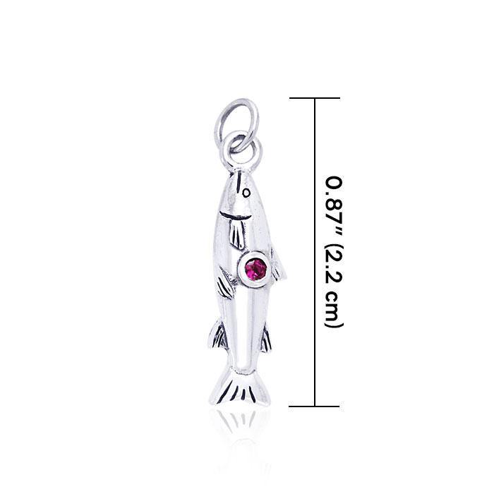 Danu Silver Salmon of Knowledge Charm TCM152 - Jewelry