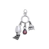 Aquarius Silver Astrology Charm TCM227 - Jewelry