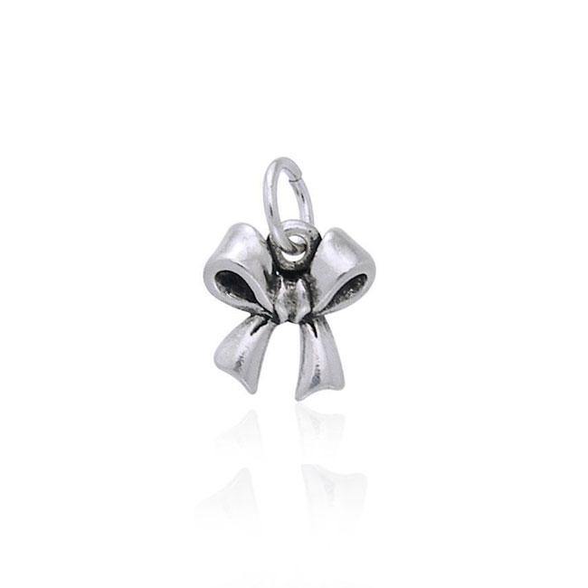 Ribbon Silver Charm TCM340 - Jewelry