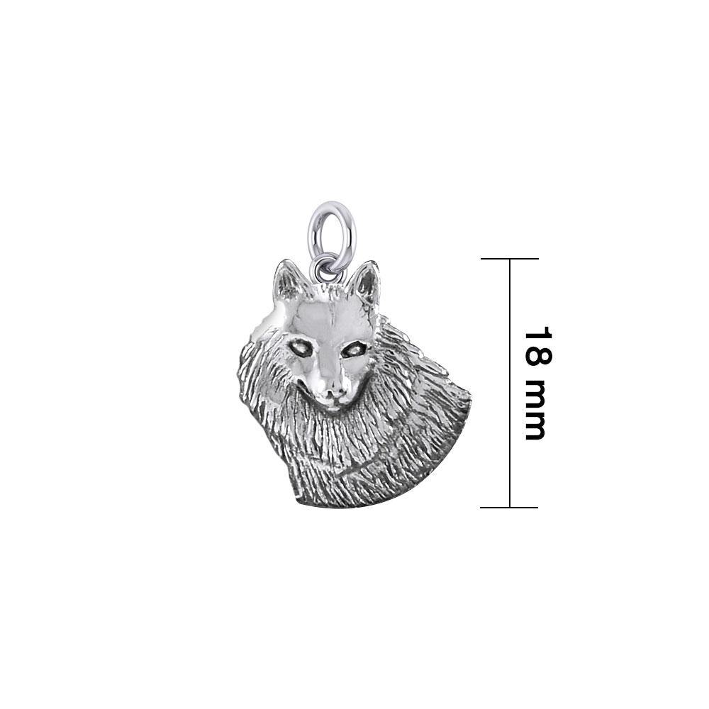 Wonderful Wolf Sterling Silver Charm TCM685 - Jewelry