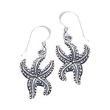 Dancing Starfish Silver Earrings TE1075 - Jewelry