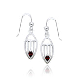 Art Deco Sterling Silver Earrings TE1094