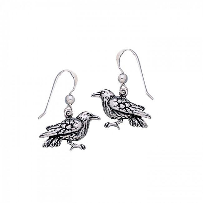Drawn by the Raven mystery ~ Sterling Silver Earrings TE1176 - Jewelry