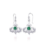 Scottish Thistle Earrings TE2027 - Jewelry