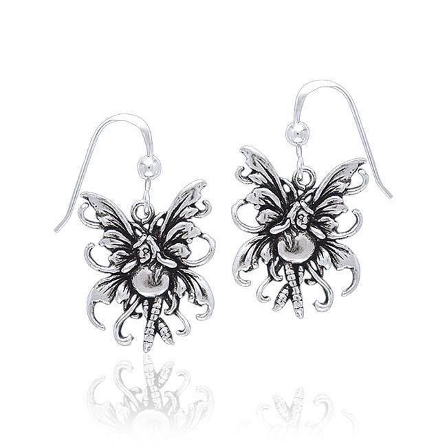 Amy Brown Bubble Rider Fairy Earrings TE2075 - Jewelry