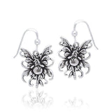 Amy Brown Bubble Rider Fairy Sterling Silver Earrings TE2075