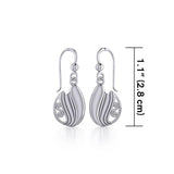 Celtic Double Spiral Earrings TE2083 - Jewelry