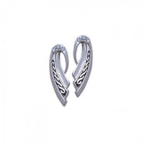 Celtic Knotwork Silver Earrings TE2135 - Jewelry