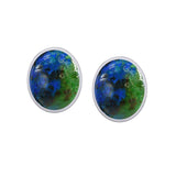 Oval Cabochon Post Earrings TE2171 - Jewelry