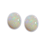 Oval Cabochon Post Earrings TE2171 - Jewelry