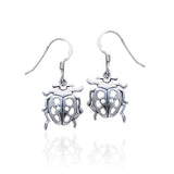 Lady Bug Sterling Silver Earrings TE224