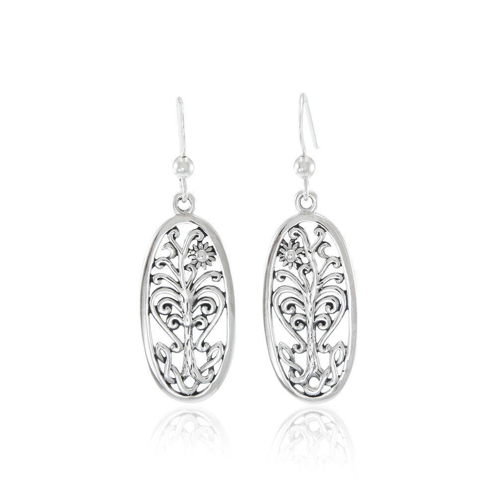 Tree of Life Silver Earrings TE2795 - Jewelry