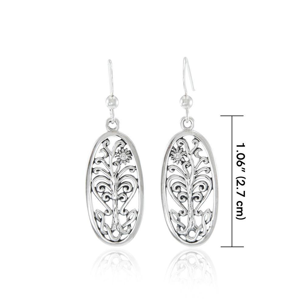 Tree of Life Silver Earrings TE2795 - Jewelry