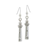 The beauty in Cape May Lighthouse ~ Sterling Silver Hook Earrings TE2828