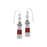 Atlantic City Lighthouse Silver Earrings TE2829 - Jewelry