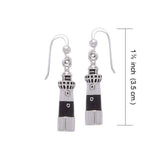Atlantic City Lighthouse Silver Earrings TE2829 - Jewelry
