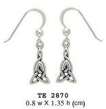 Celtic Knotwork Silver Earrings TE2870 - Jewelry