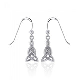 Celtic Knotwork Silver Earrings TE2870 - Jewelry