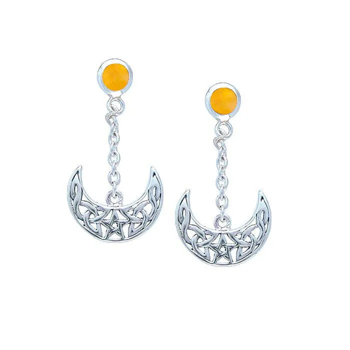 Blue Moon The Star Sterling Silver Earrings TE2909