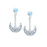Blue Moon The Star Sterling Silver Earrings TE2909