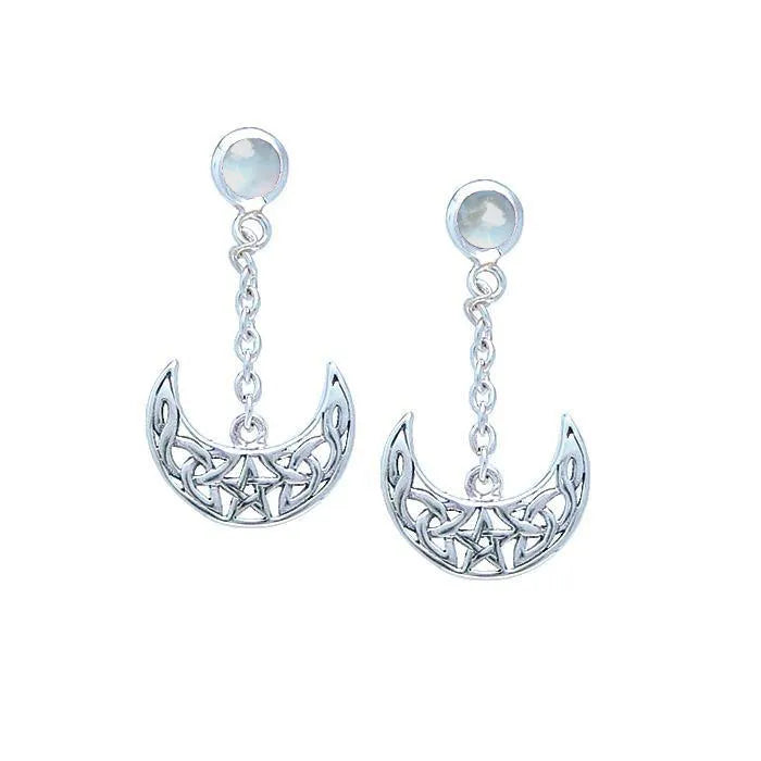 Blue Moon The Star Sterling Silver Earrings TE2909