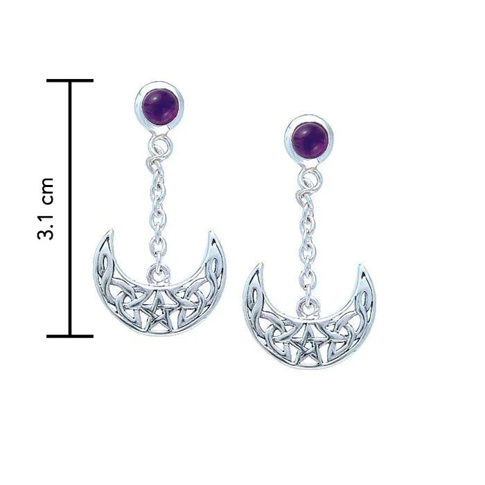 Blue Moon The Star Sterling Silver Earrings TE2909