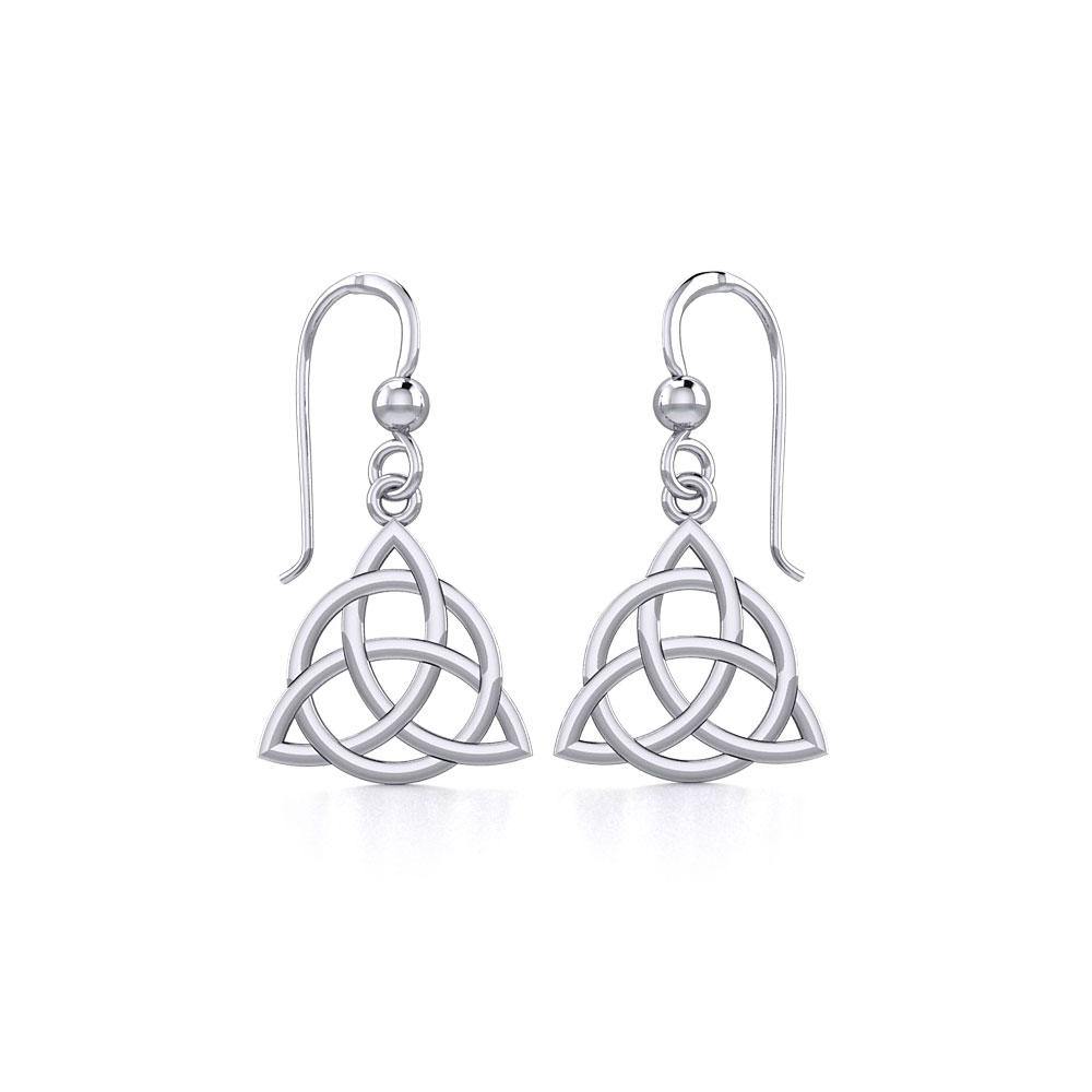 Triquetra Silver Earrings TE2912 - Jewelry