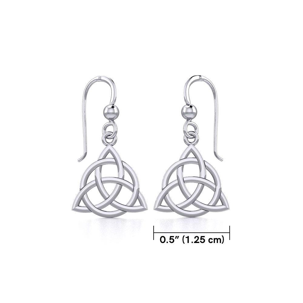 Triquetra Silver Earrings TE2912 - Jewelry