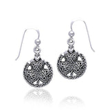 Celtic Shamrock Claddagh Silver Earrings TE2916 - Jewelry
