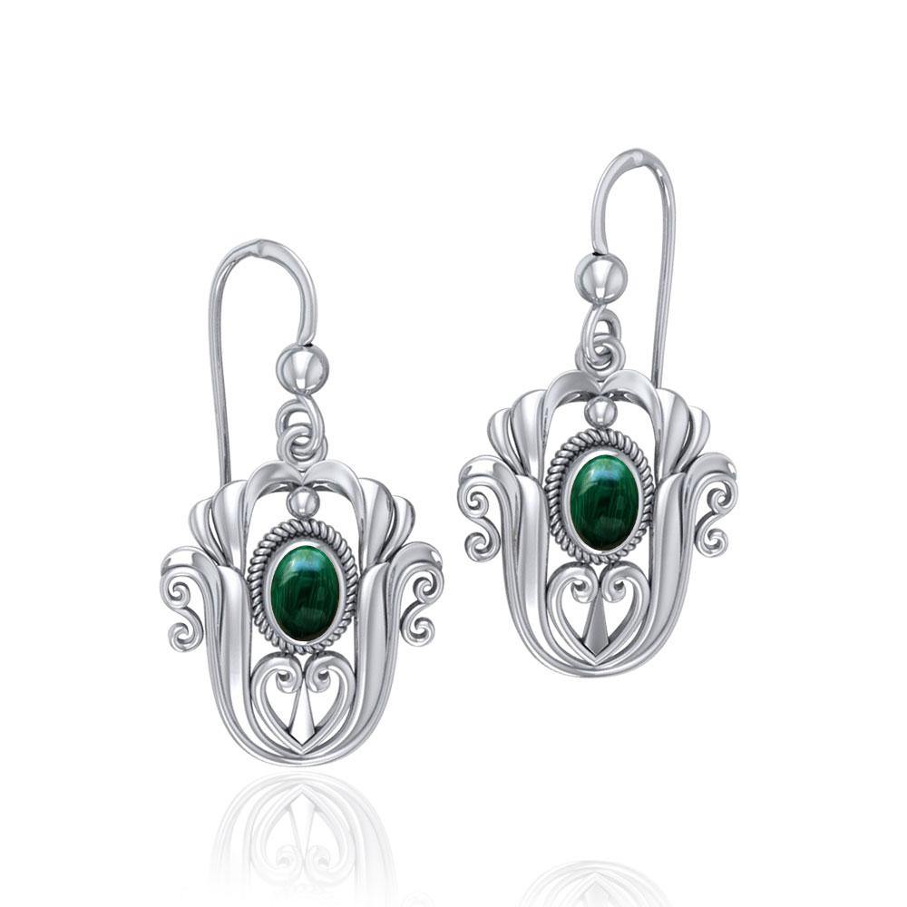 Tulip Gemstone Earrings TE595 - Jewelry