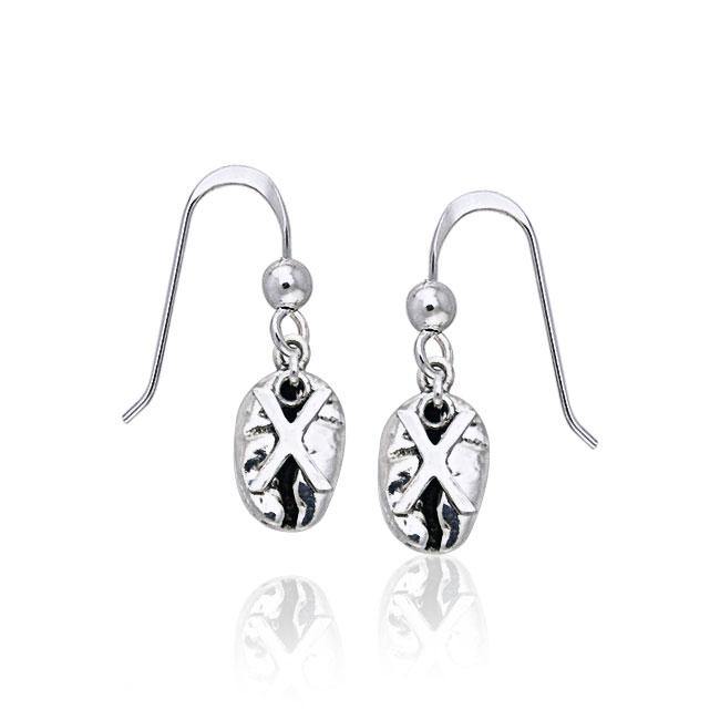 X Coffee Bean Earrings TE606 - Jewelry