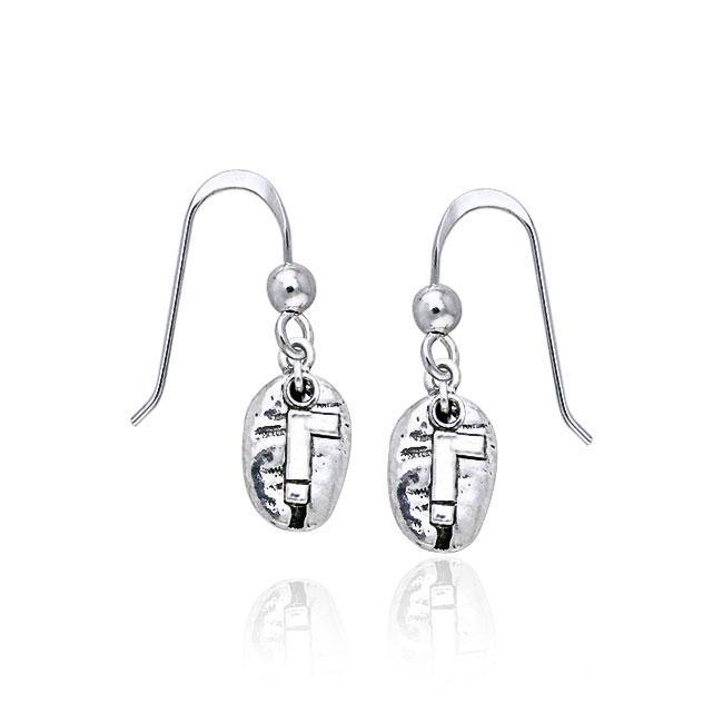 Coffee Bean Earrings TE607 - Jewelry