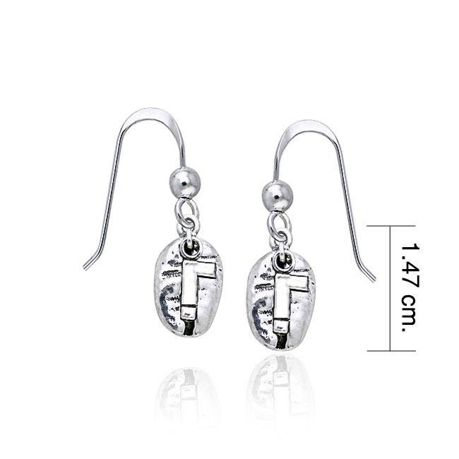 Coffee Bean Earrings TE607 - Jewelry