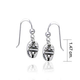 Divided by Coffee Bean Earrings TE610 - Jewelry