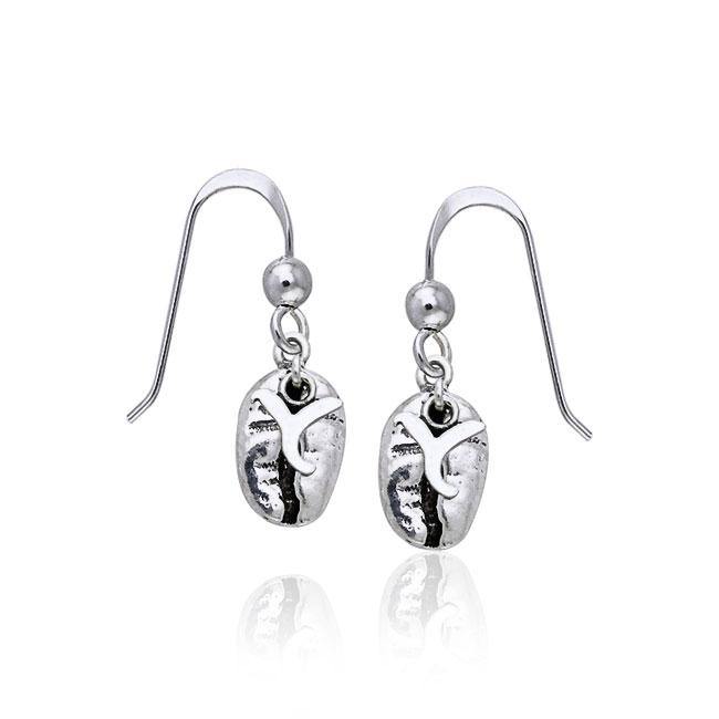 Y Coffee Bean Earrings TE612 - Jewelry