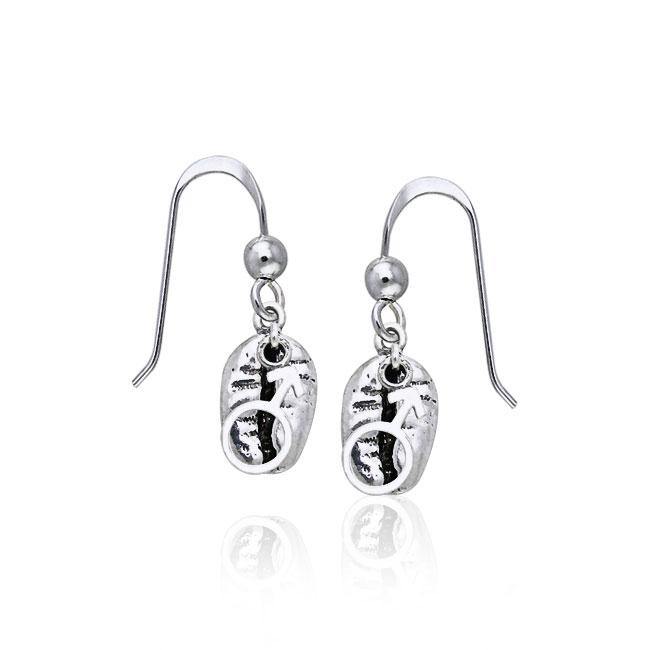 Coffee Bean Earrings TE614 - Jewelry