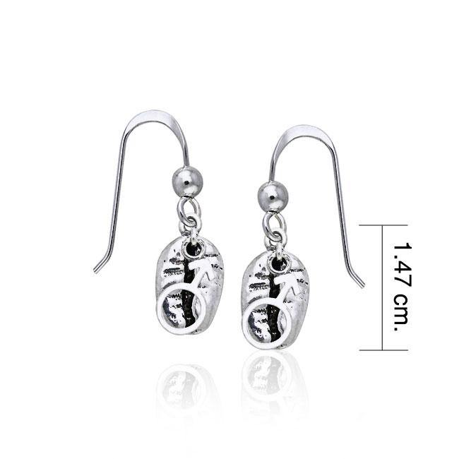 Coffee Bean Earrings TE614 - Jewelry
