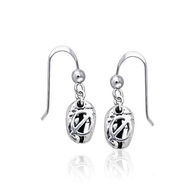 Coffee Bean Earrings TE615 - Jewelry
